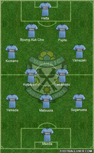 Jubilo Iwata Formation 2012