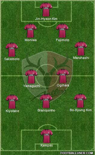 Kashima Antlers Formation 2012