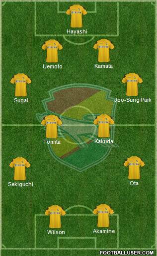 JEF United Ichihara Chiba Formation 2012