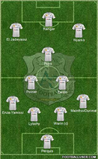 Amiens Sporting Club Football Formation 2012
