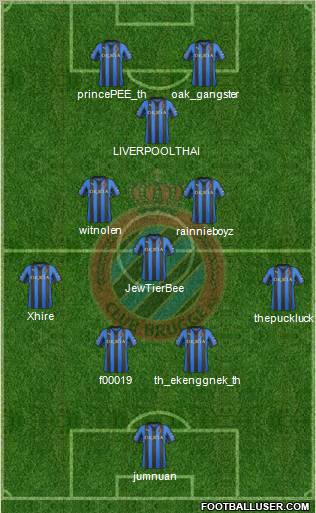 Club Brugge KV Formation 2012