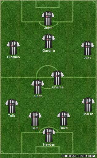 Newcastle United Formation 2012
