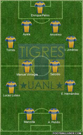Club Universitario de Nuevo León Formation 2012