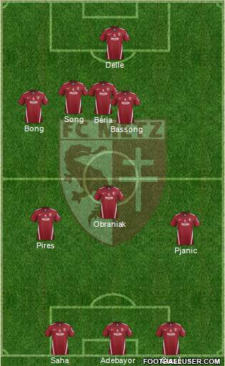 Football Club de Metz Formation 2012
