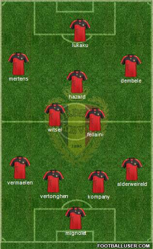 Belgium Formation 2012