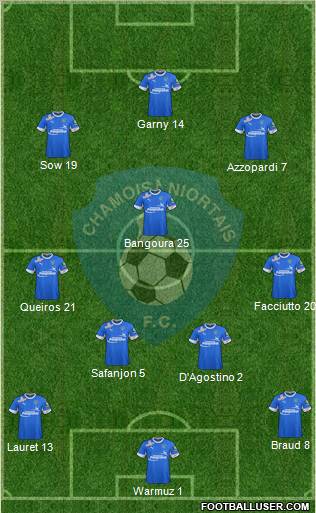Chamois Niortais Football Club Formation 2012