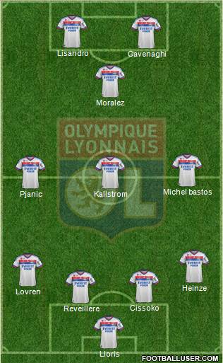 Olympique Lyonnais Formation 2012