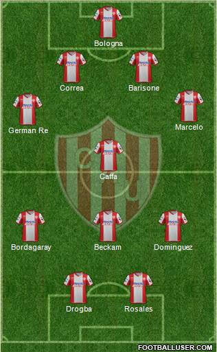 Unión de Santa Fe Formation 2012