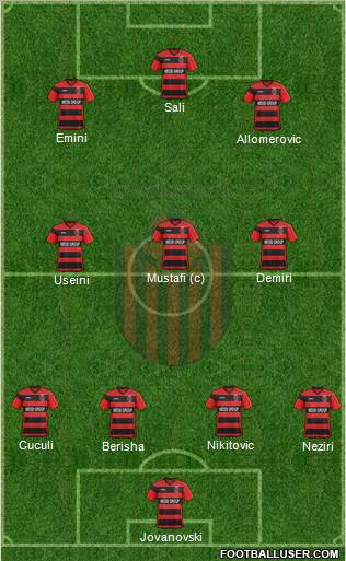 KF Shkendija HB 79 Tetovo Formation 2012