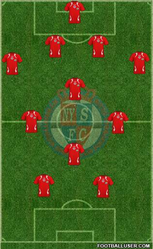 Nyíregyháza Spartacus FC Formation 2012