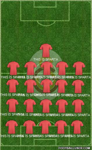 Galatasaray SK Formation 2012
