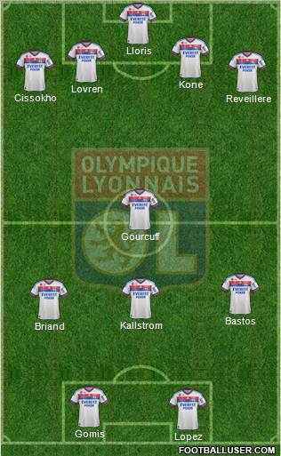 Olympique Lyonnais Formation 2012