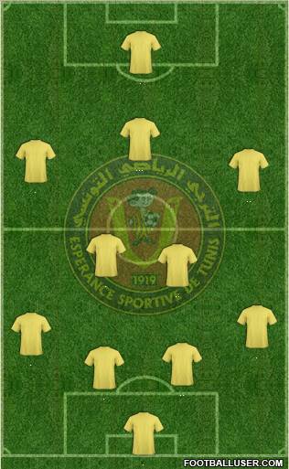 Espérance Sportive de Tunis football formation