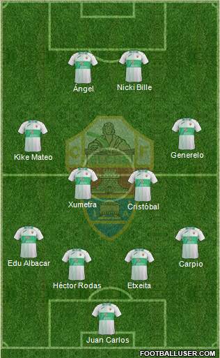 Elche C.F., S.A.D. Formation 2012