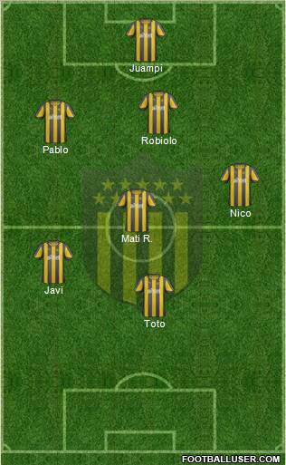 Club Atlético Peñarol Formation 2012
