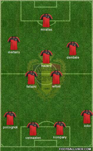 Belgium Formation 2012