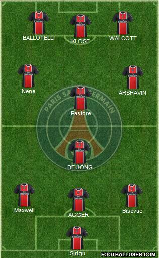 Paris Saint-Germain Formation 2012