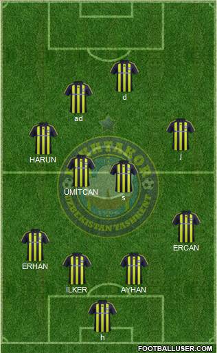 Pakhtakor Toshkent Formation 2012