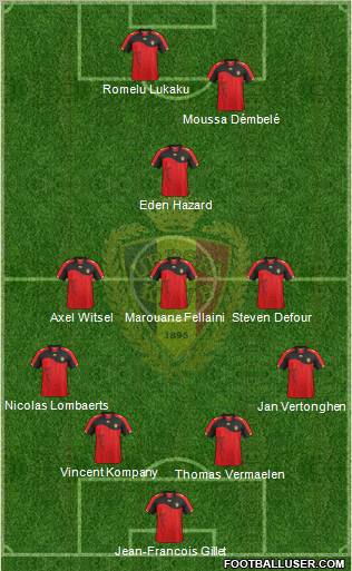 Belgium Formation 2012
