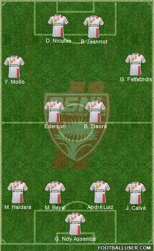 A.S. Nancy Lorraine Formation 2012