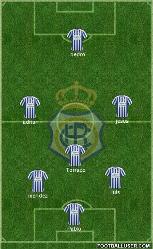R.C. Recreativo de Huelva S.A.D. Formation 2012