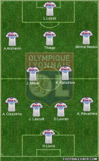 Olympique Lyonnais Formation 2012