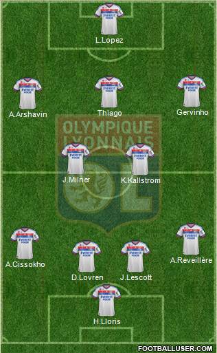 Olympique Lyonnais Formation 2012