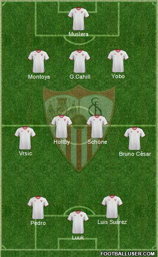 Sevilla F.C., S.A.D. Formation 2012