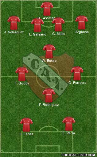 Independiente Formation 2012