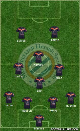 Montpellier Hérault Sport Club Formation 2012