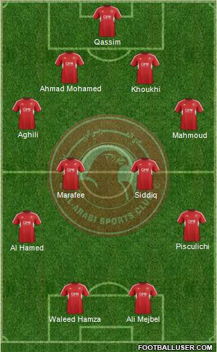 Al-Arabi Sports Club (QAT) Formation 2012