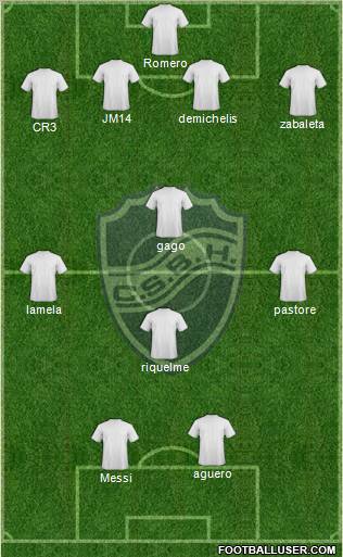 Ben Hur de Rafaela Formation 2012
