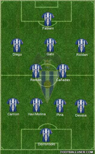 C.D. Alcoyano Formation 2012