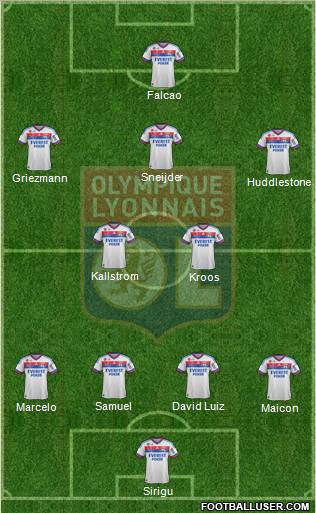 Olympique Lyonnais Formation 2012