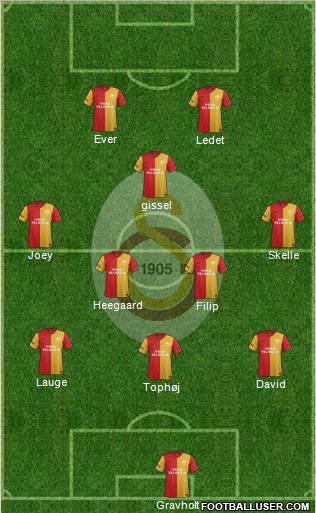Galatasaray SK Formation 2012