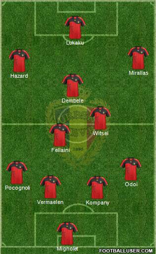 Belgium Formation 2012