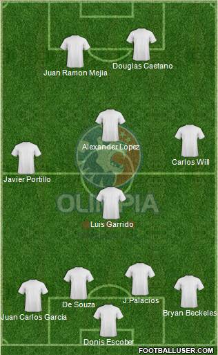 CD Olimpia Formation 2012
