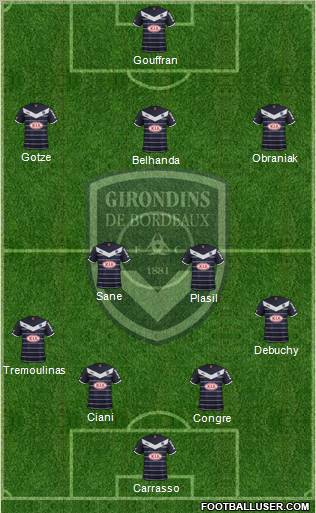 FC Girondins de Bordeaux Formation 2012