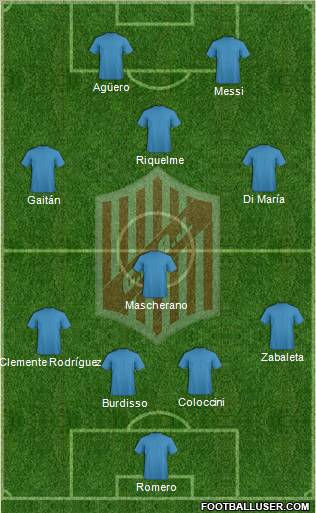 9 de Julio Formation 2012