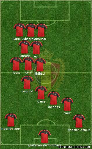 Belgium Formation 2012