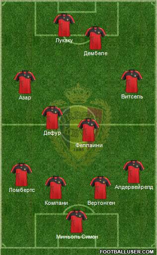 Belgium Formation 2012