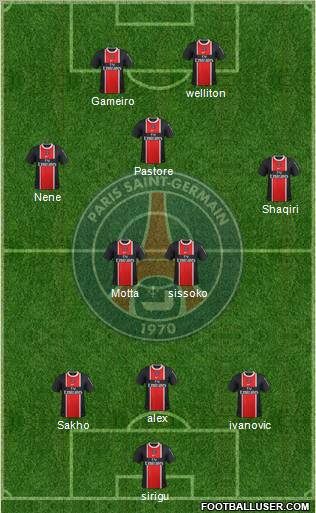 Paris Saint-Germain Formation 2012