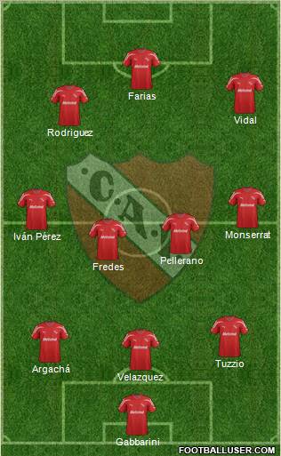 Independiente Formation 2012