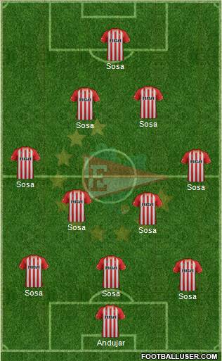 Estudiantes de La Plata Formation 2012