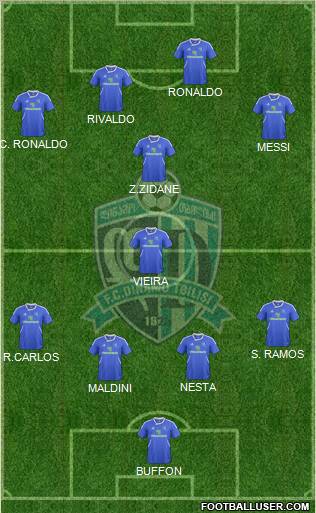 Dinamo Tbilisi Formation 2012