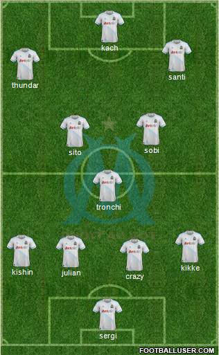 Olympique de Marseille Formation 2012