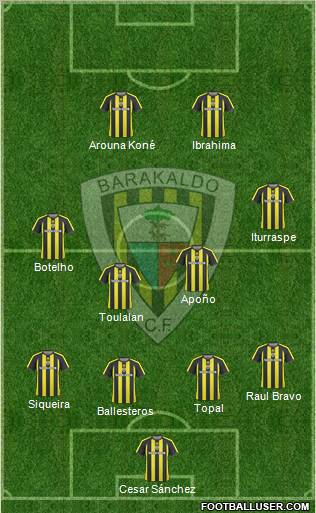 Barakaldo C.F. Formation 2012