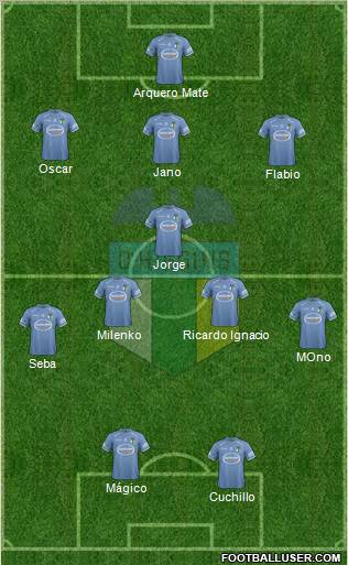 CD O'Higgins de Rancagua S.A.D.P. Formation 2012