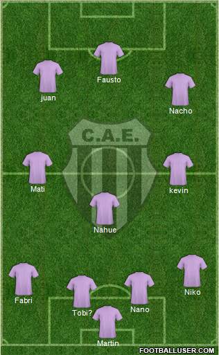 Estudiantes de Buenos Aires Formation 2012