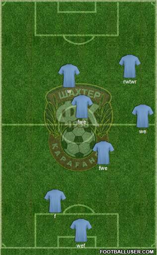 Shakhter Karagandy Formation 2012